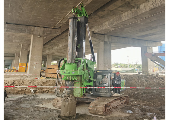 el aparejo 30rmp de 1800m m los 28M Low Headroom Piling agujereó la perforadora de la pila