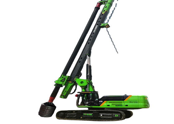 taladro hidráulico Rig Mechanical de 2.8Km/H 3.8L el 125KN/M Rotary Drilling Rig