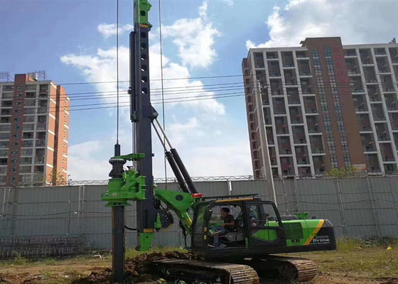 Perforadora agujereada Hydraulic Multifunctional Excavator helicoidal del conductor de pila 140KN