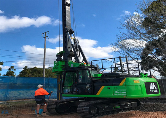 conductor multifuncional de Mounted Vibratory Pile del excavador de la correa eslabonada de 600m m de la máquina hidráulica del taladro