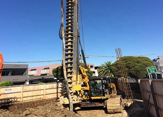 aparejo de taladro rotatorio multifuncional de la pila de la fundación del CFA del taladro del agujero de la plataforma de perforación 34.3MPa 150kNm