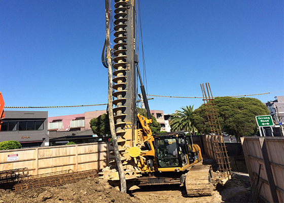plataforma de perforación rotatoria de la pila de la correa eslabonada de 60m/Min Multifunctional Drilling Rig Machine 34.3MPa