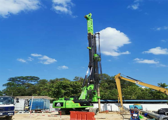viruta rotatoria hidráulica 220kNm Rig Auger Drilling Machine de los 51m 34.3MPa