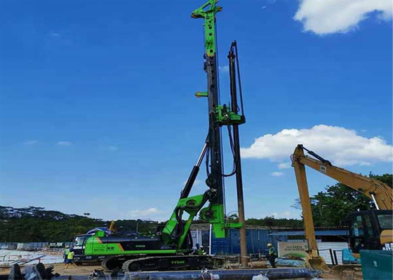cabeza rotatoria hidráulica los 51m multifuncional del taladro del CFA 34.3MPa de la plataforma de perforación de los 20m