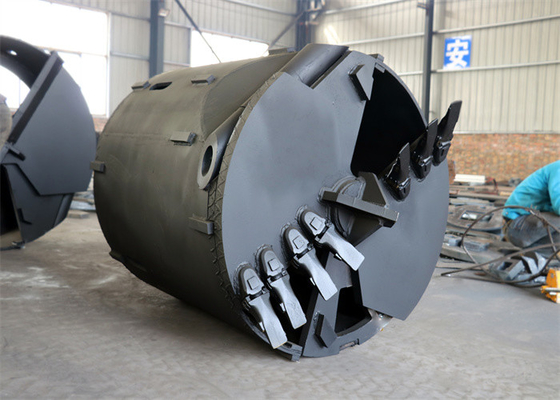 Llenar al OEM del cubo de la perforación de la máquina de Rig Mini Excavator Rock Bucket Drilling