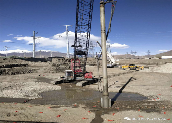 columna de piedra de la compactación de Vibroflotation del equipo de 16m m 75kw Vibroflot